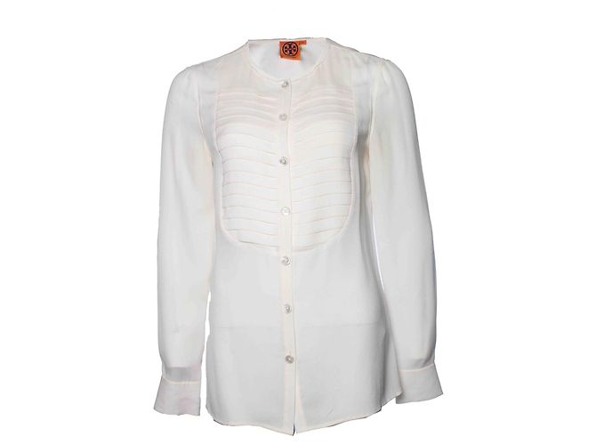 Tory burch, camicetta off white Bianco