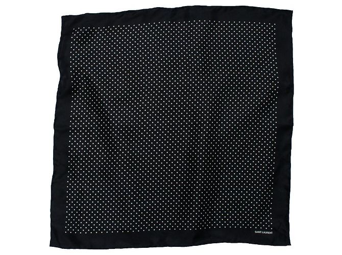 Saint Laurent, fazzoletto da taschino a pois Multicolore