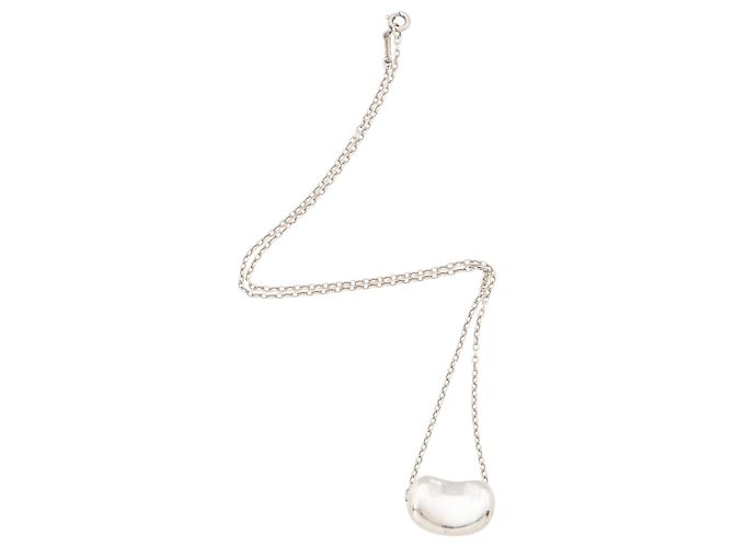 Colar Elsa Peretti em prata de lei Bean 18mm da Tiffany & Co. Metálico