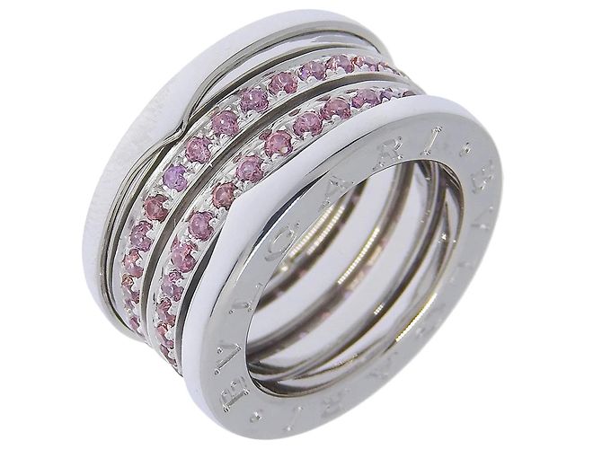 Bulgari Anillo Bvlgari B-zero1 en granate rosa