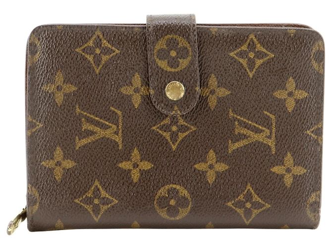 Louis Vuitton Monogram Bi-fold Wallet Brown