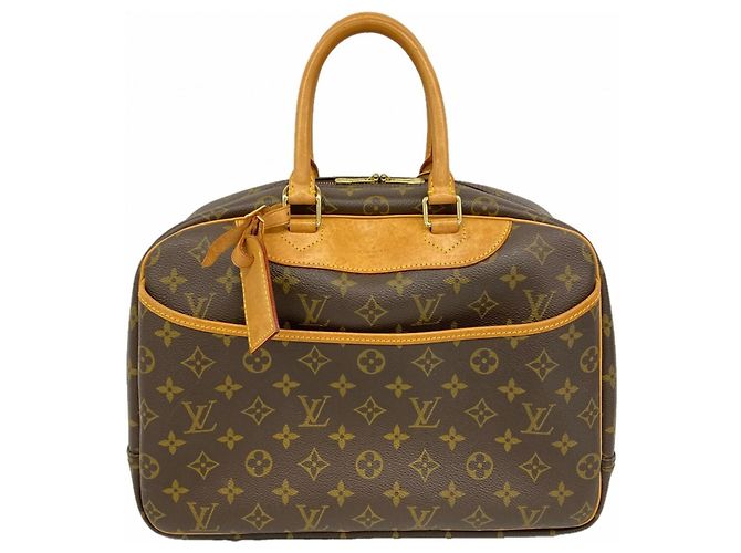 Borsa Louis Vuitton Monogram Deauville Marrone