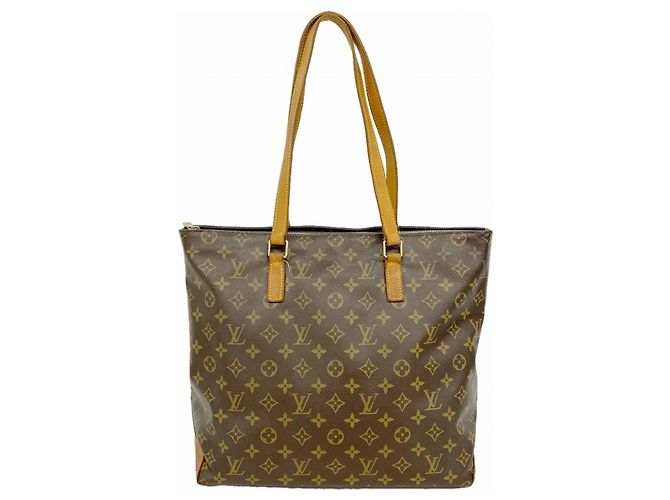 Borsa Tote Louis Vuitton Monogram Cabas Mezzo Marrone