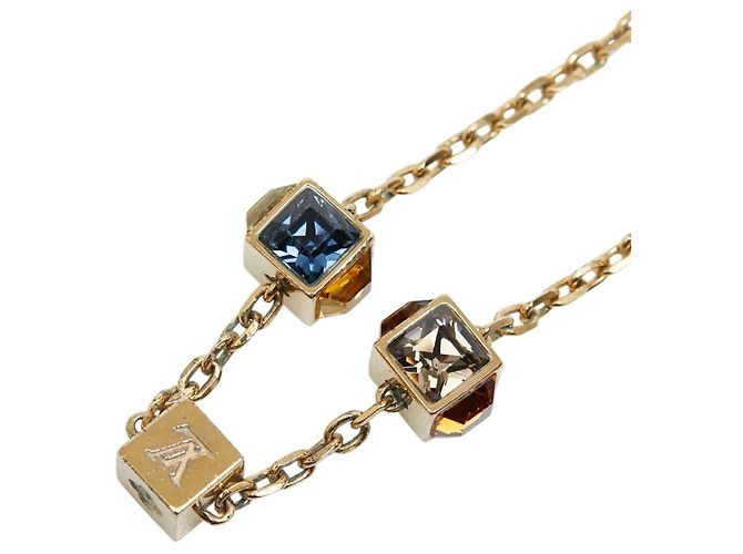 Collier Gamble Louis Vuitton Dourado