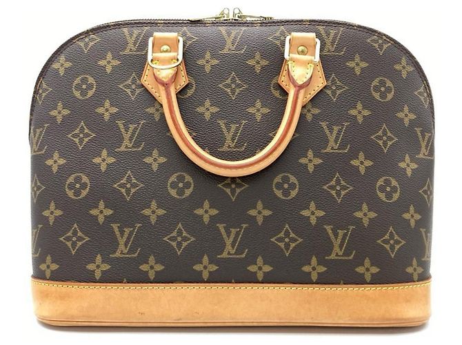 Sac à main Louis Vuitton Alma PM Marron