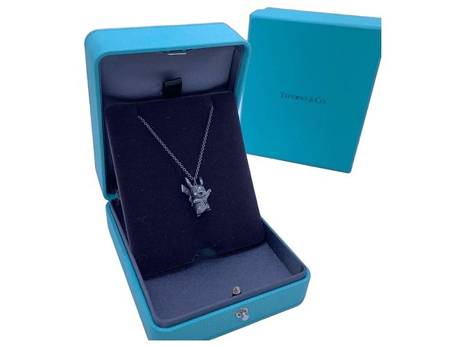 Collar Tiffany & Co. Pikachu Edición Limitada con Diamantes Negro