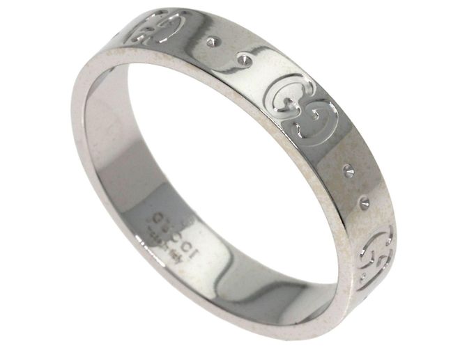Anillo Icon en oro blanco de 18K Gucci