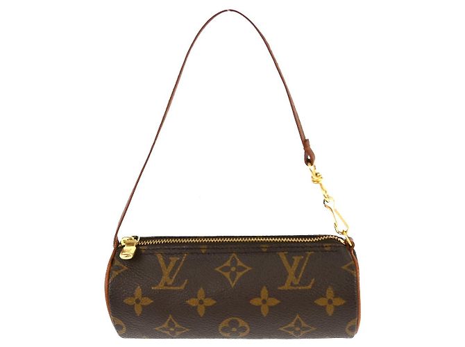 Louis Vuitton Papillon Pochette Monogram Canvas Mini Marrone