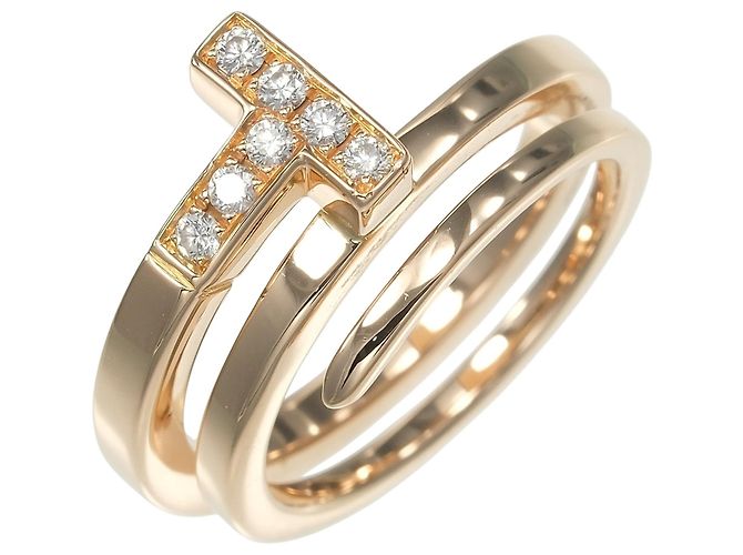 Tiffany T Anillo T-Square Wrap de Tiffany & Co. en oro rosa de 18K