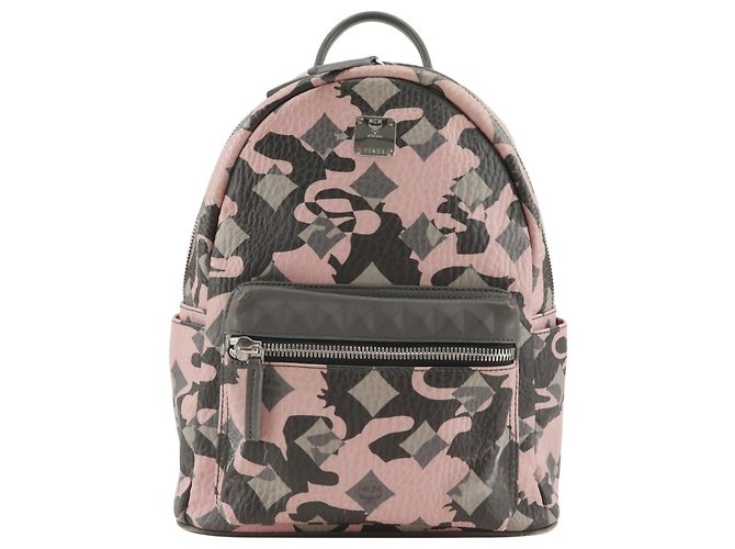 Mochila MCM Rosa Camuflagem