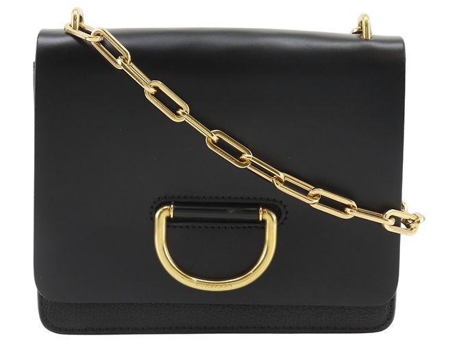 Borsa a tracolla Burberry D-Ring Nero