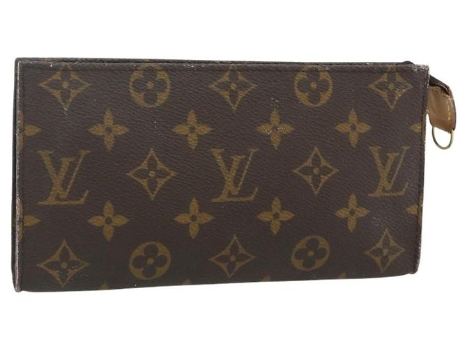 LOUIS VUITTON Monogram Bucket GM Accessory Pouch LV Auth 168847