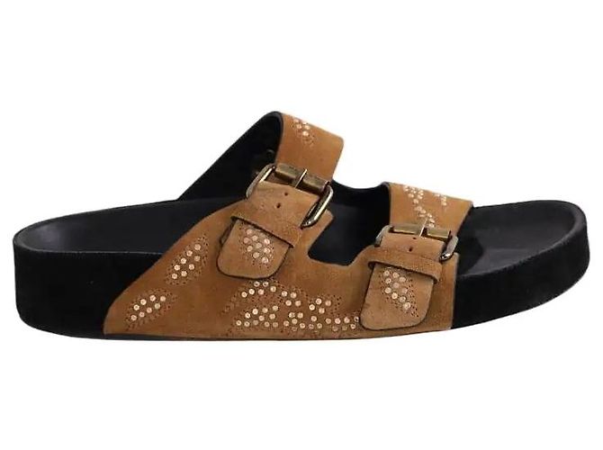 Isabel Marant Mules de camurça marrom