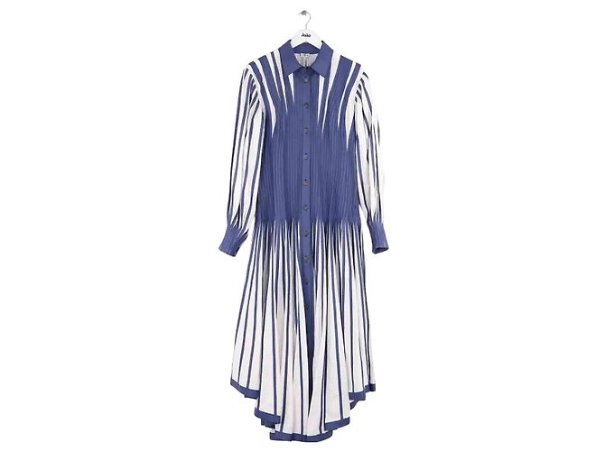 Abito Loewe in pelle blu