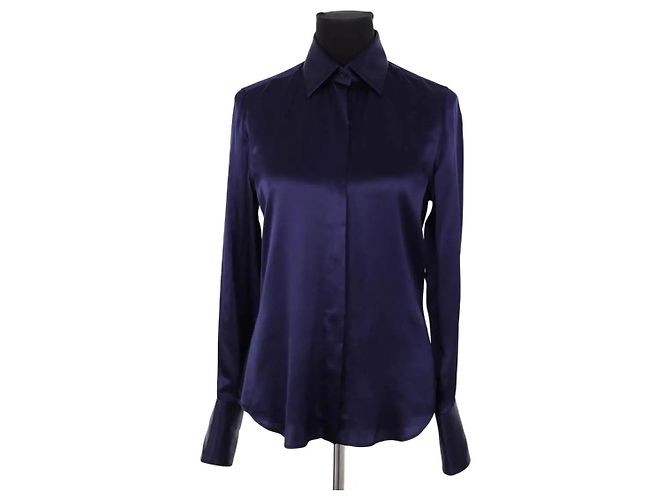 Barbara Bui Camicia di seta viola Porpora 