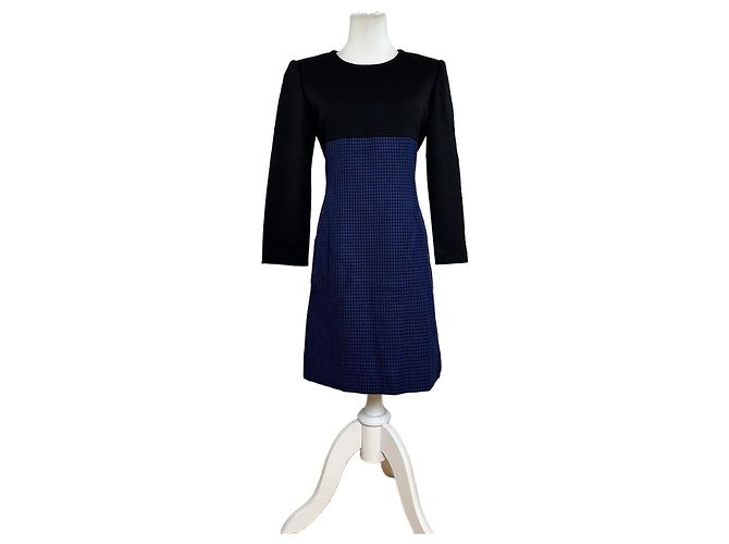 Vintage Givenchy Wool Dress Black