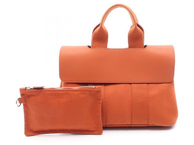Hermès Bolsa Hermes Valparaiso PM Potiron Laranja