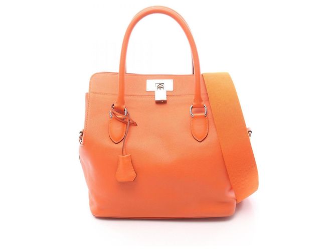Hermès Bolsa Hermes Toolbox 26 Laranja