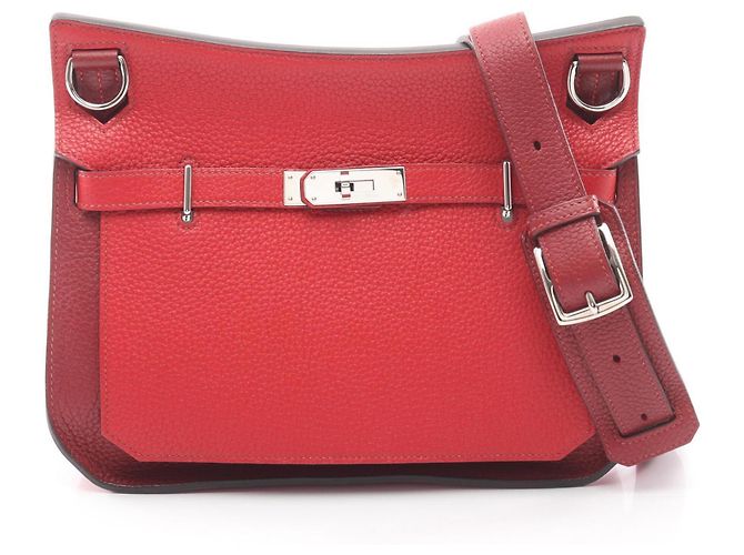 Hermès Borsa a Spalla Hermes Jypsiere 28 Rosso Bordò 