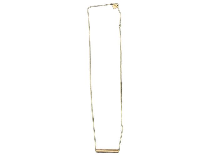 Collar Ginette NY en oro rosa Dorado Gold hardware