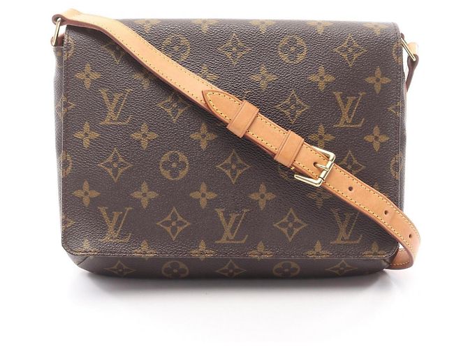 Borsa a Spalla Louis Vuitton Musette Tango Marrone