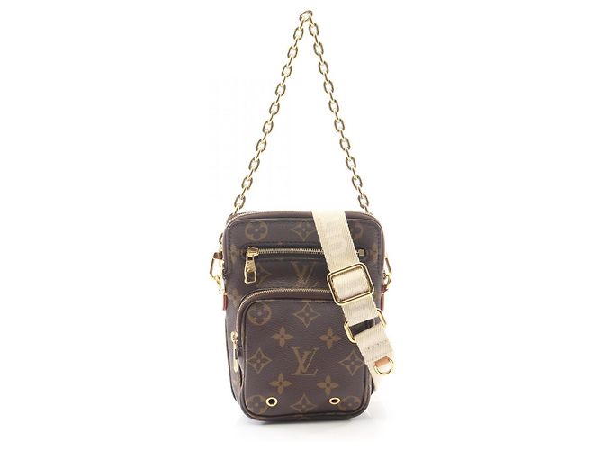 Borsa a tracolla Louis Vuitton Utility Marrone