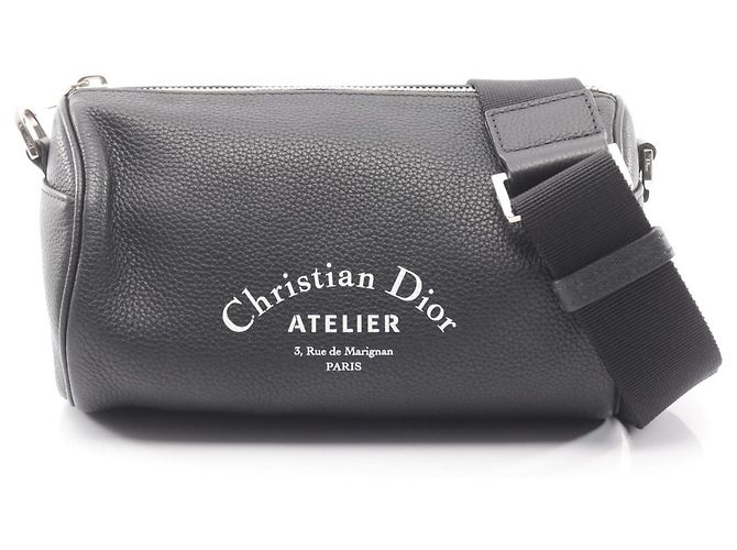Bolsa de ombro Christian Dior Dior Atelier Roller Preto