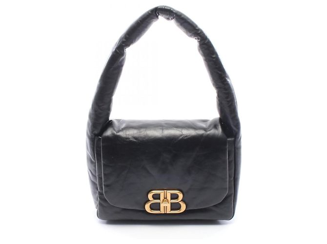 Borsa a tracolla Balenciaga Monaco Nero