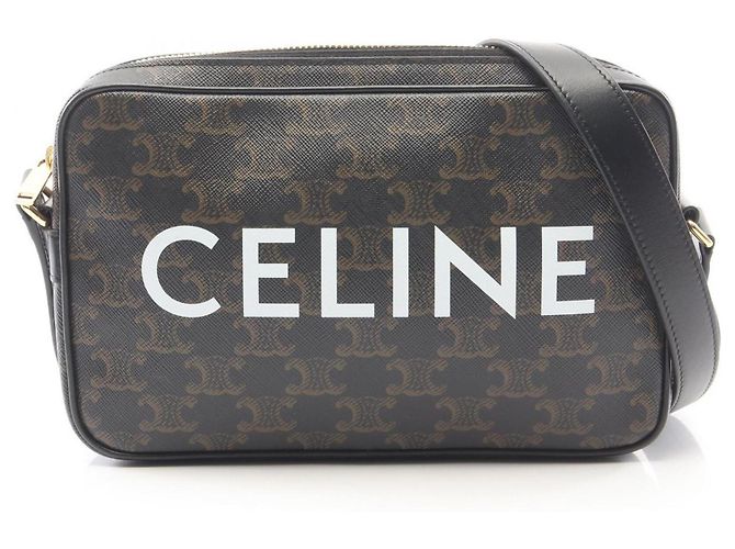 Céline Sac Messenger Triomphe Medium Celine Noir
