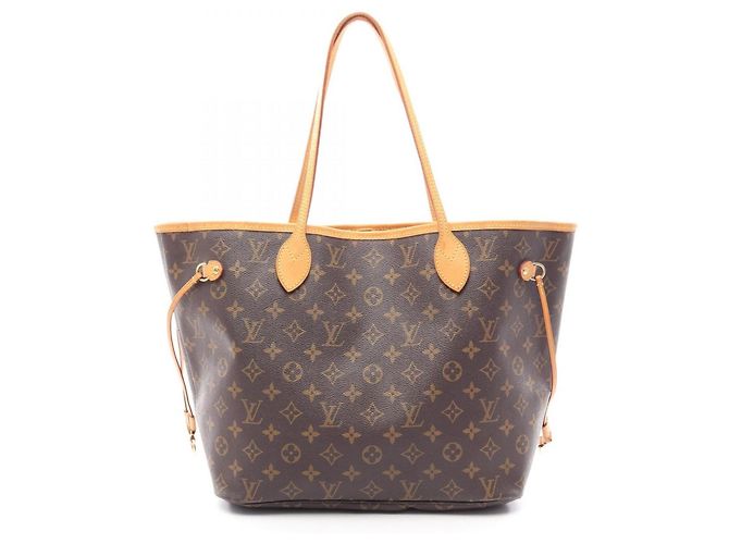 Borsa Tote Louis Vuitton Neverfull MM Monogram Marrone