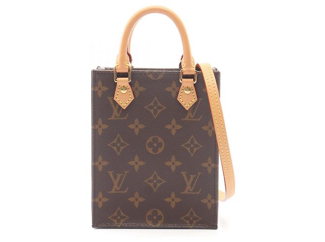 Bolsa Louis Vuitton Petite Sac Plat Marrom
