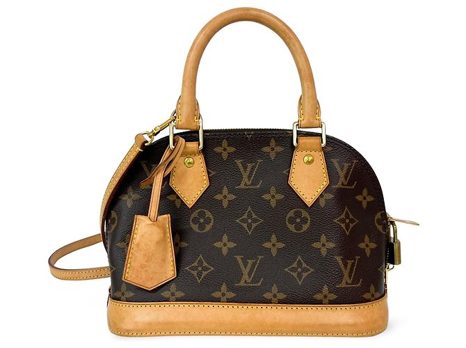 Bolsa Louis Vuitton Alma Monogram Canvas BB Marrom