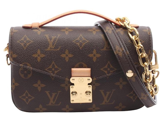 Bolsa Louis Vuitton Pochette Metis EW Monogram Marrom