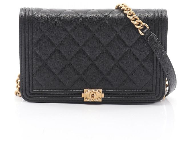 Borsa a Spalla Chanel Boy Matelassé Nero