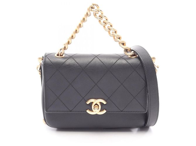 Borsa a tracolla 2-Way Matelassé Chanel Nero