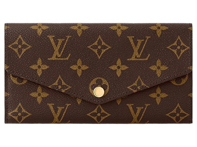 Louis Vuitton Sarah Wallet Monogram Canvas Brown