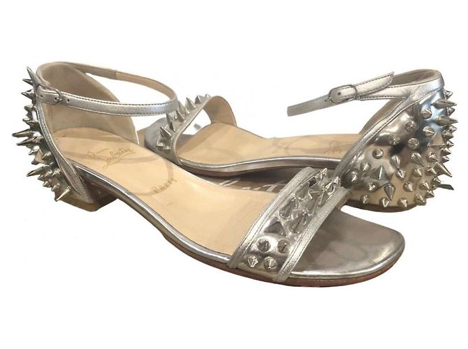 Christian Louboutin Sandali Druide Argento