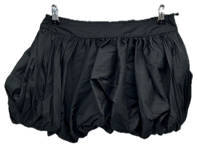 Autre Marque Schwarzer bauschiger Minirock CONTESSA MILLS