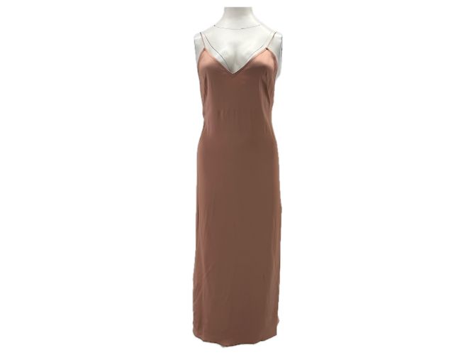 Autre Marque TALLER MARMO Langes Kleid Beige Polyester