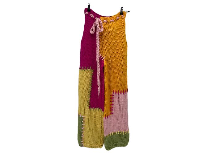 Autre Marque Mehrfarbige Wollhose Mehrfarben