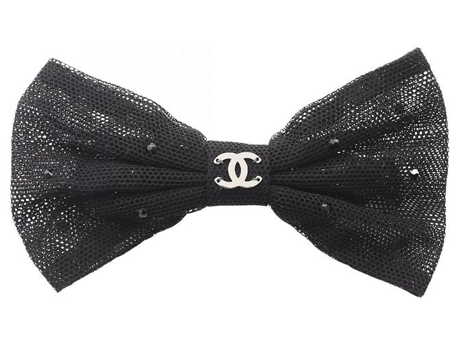 Ferretto a nastro Chanel Coco Mark Nero