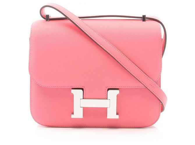 Hermès Bolsa de ombro Hermes Constance 3 Mini Rosa