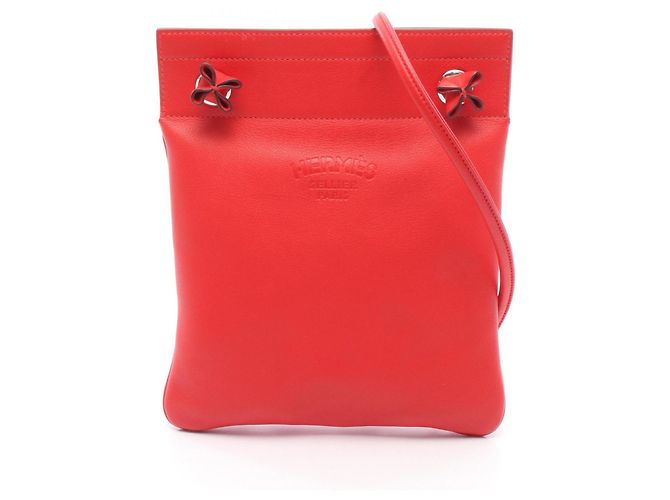 Hermès Bolso de hombro Hermes Sac Aline Mini Roja