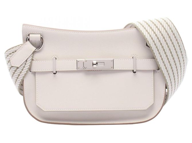 Hermès Bolsa de ombro Hermes Jypsiere Mini Branco