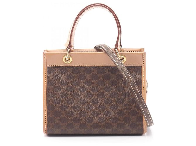 Céline Borsa a 2 modi Celine Macadam Marrone Beige 