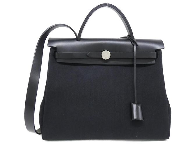 Hermès Hermes Herbag Zip PM Handbag Black