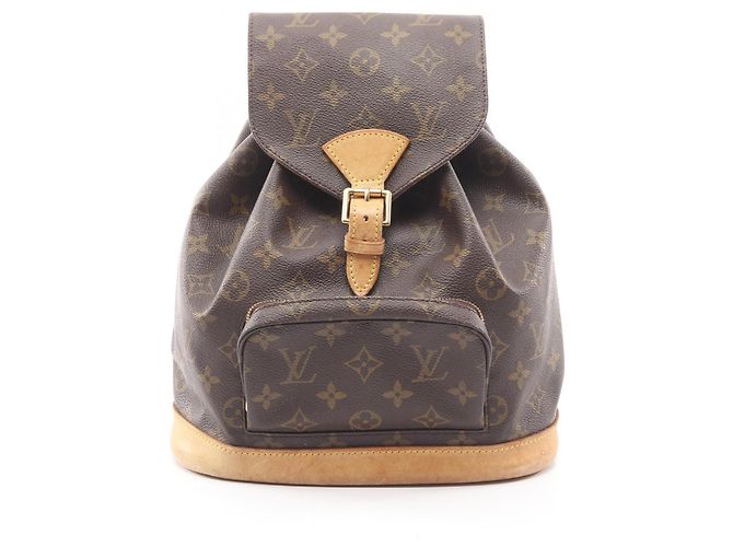Louis Vuitton Montsouris MM Backpack Brown