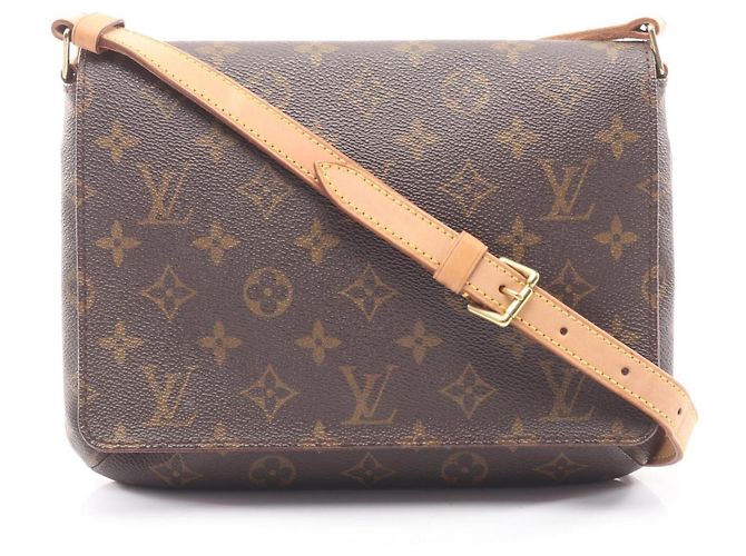 Borsa a Spalla Louis Vuitton Musette Tango Marrone