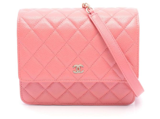 Bolso de Hombro Chanel Matelassé Rosa