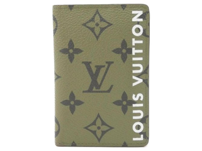 Louis Vuitton Monogram Tone Organizer de Poche Khaki